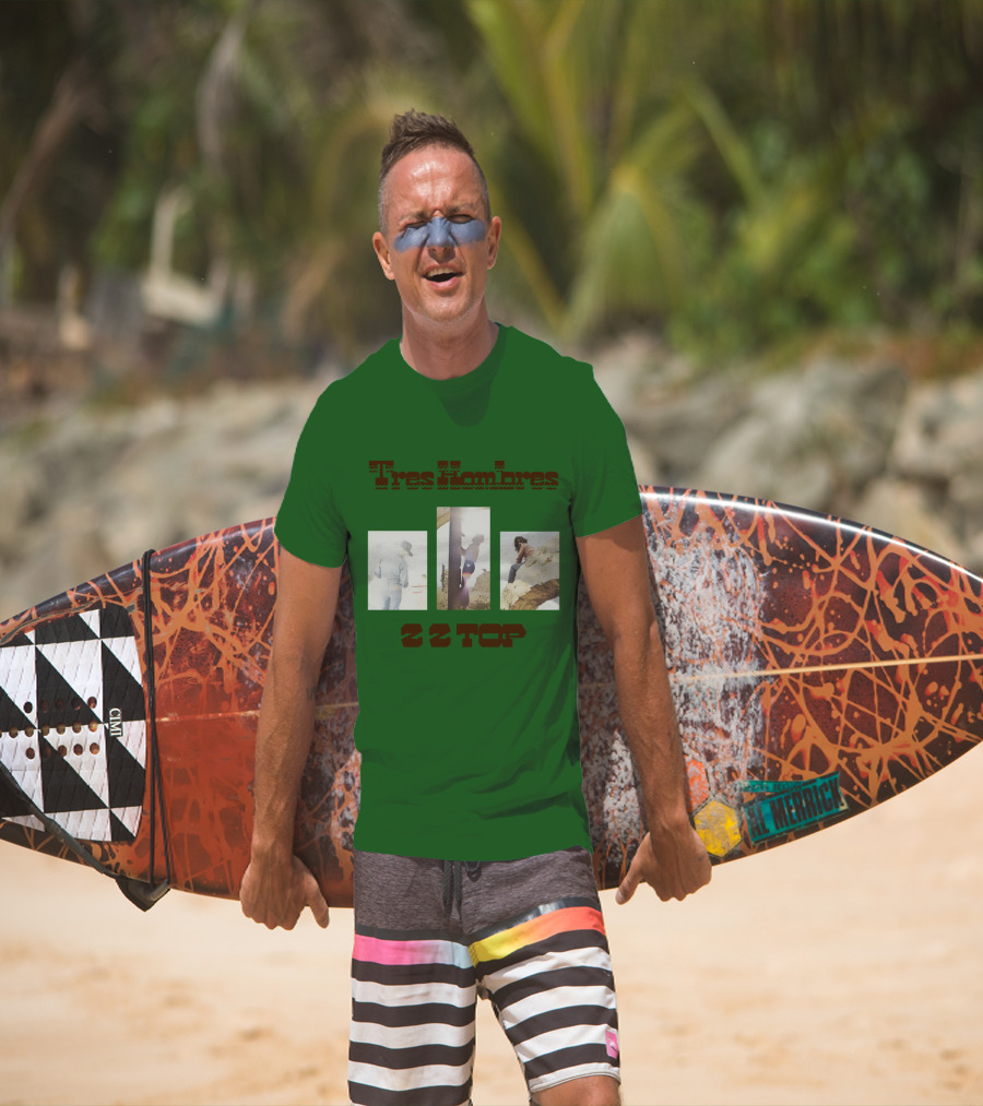 Tres Hombres Zz Top Vintage Album Cover T-Shirt