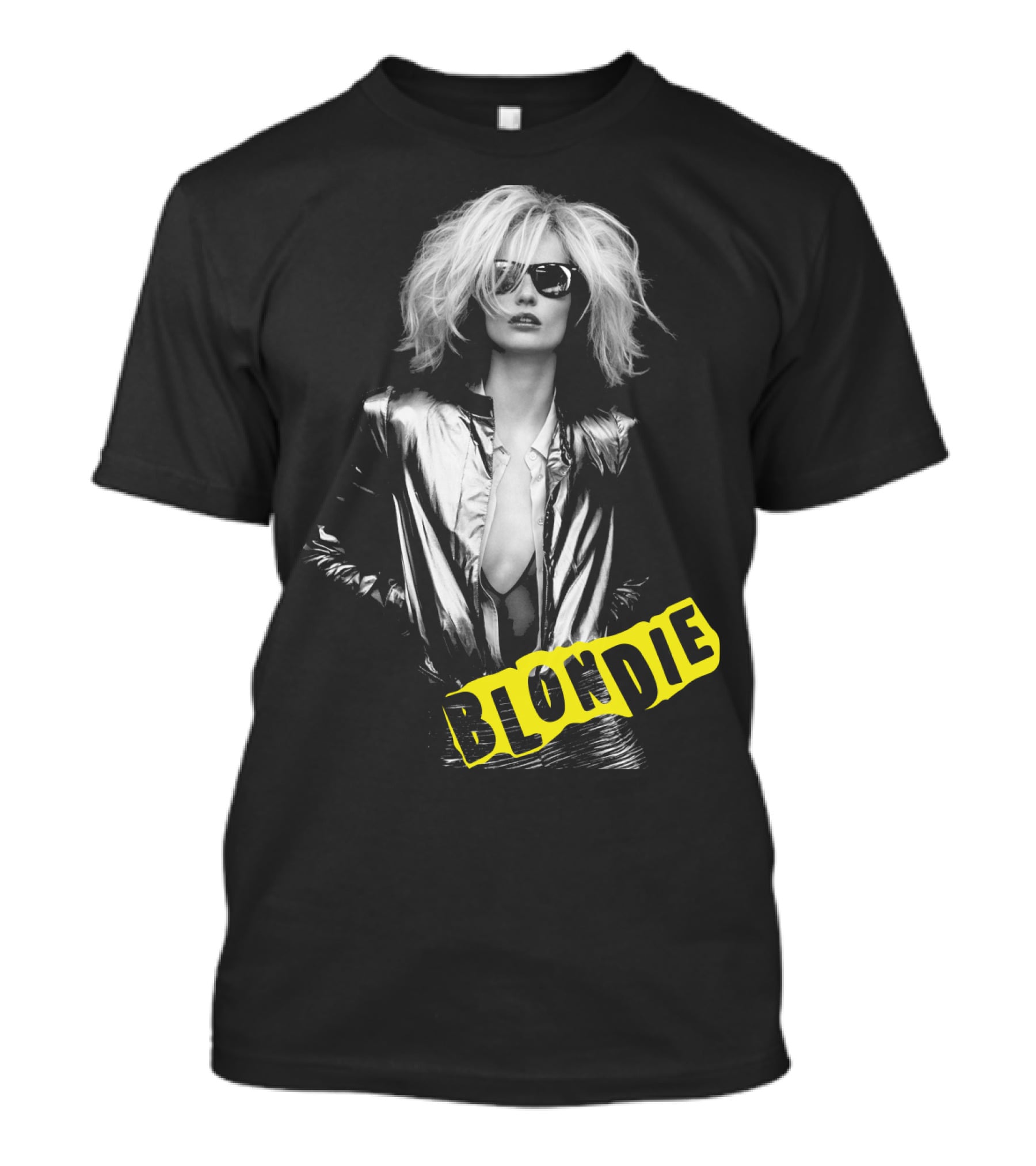 Blondie Silver Jacket And Sunglasses Iconic T-Shirt