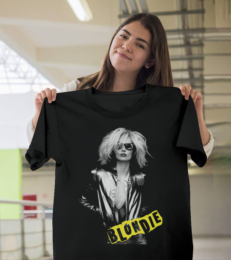 Blondie Silver Jacket And Sunglasses Iconic T-Shirt