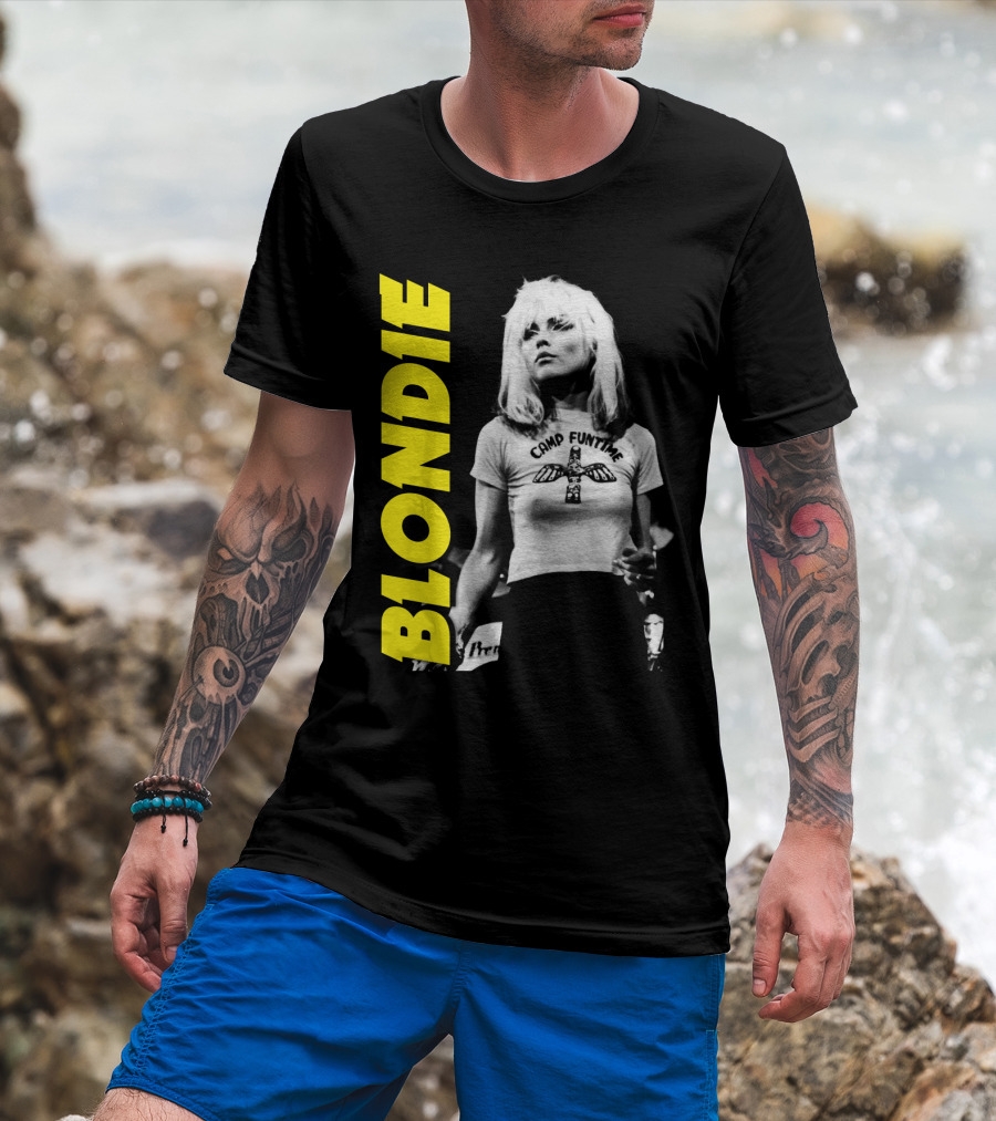 Blondie Camp Funtime Black And White T-Shirt