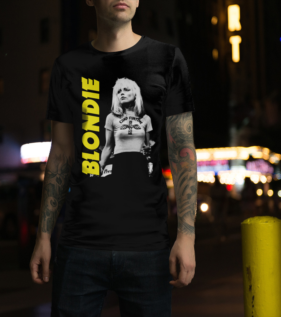 Blondie Camp Funtime Black And White T-Shirt