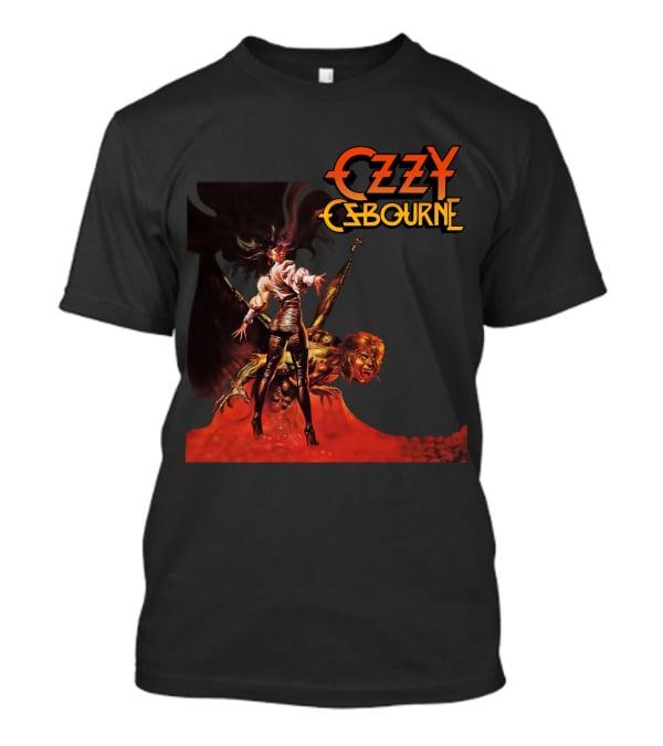 Ozzy Osbourne Bark At The Moon Retro Metal Art T-Shirt