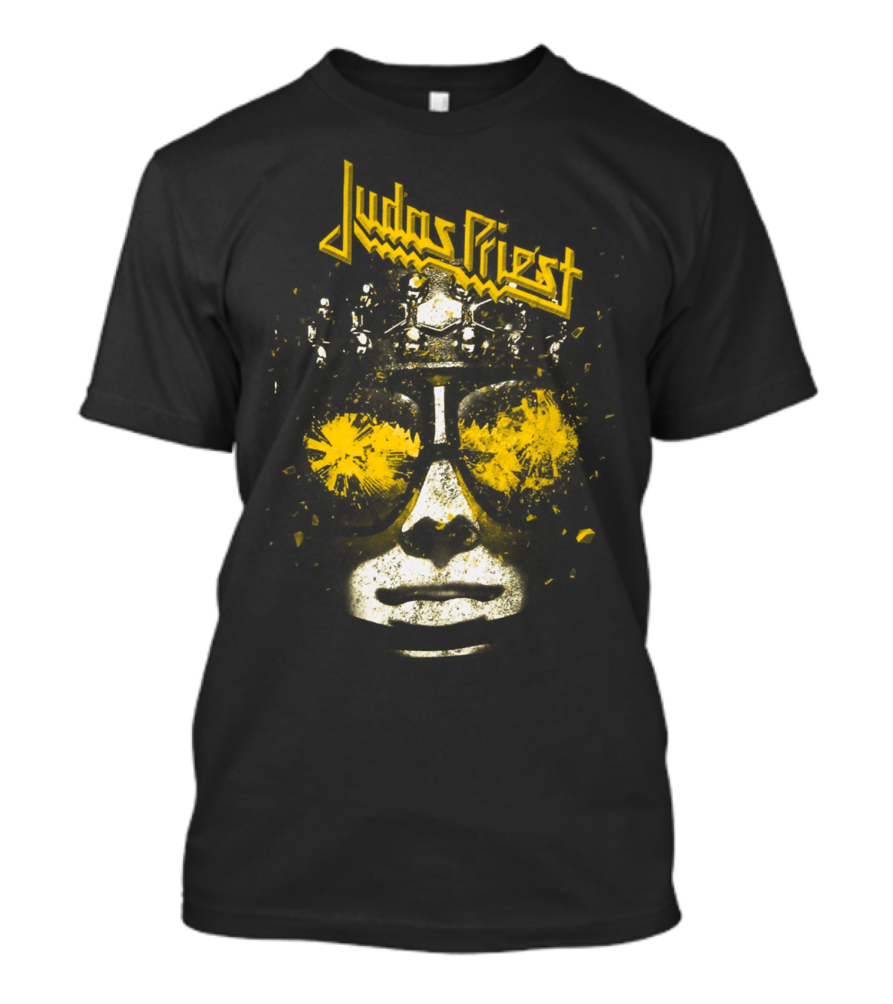 Judas Priest Metal Sunglasses Face Artwork T-Shirt