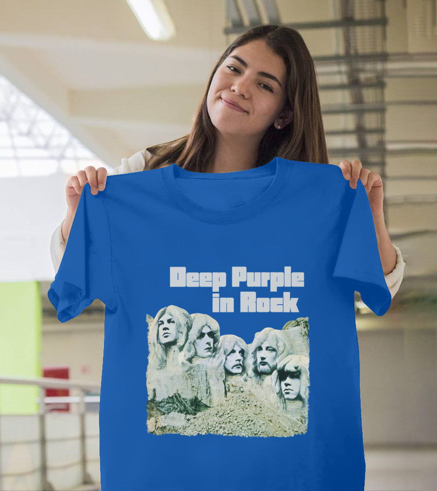 Deep Purple In Rock Mount Rushmore Album Art T-Shirt