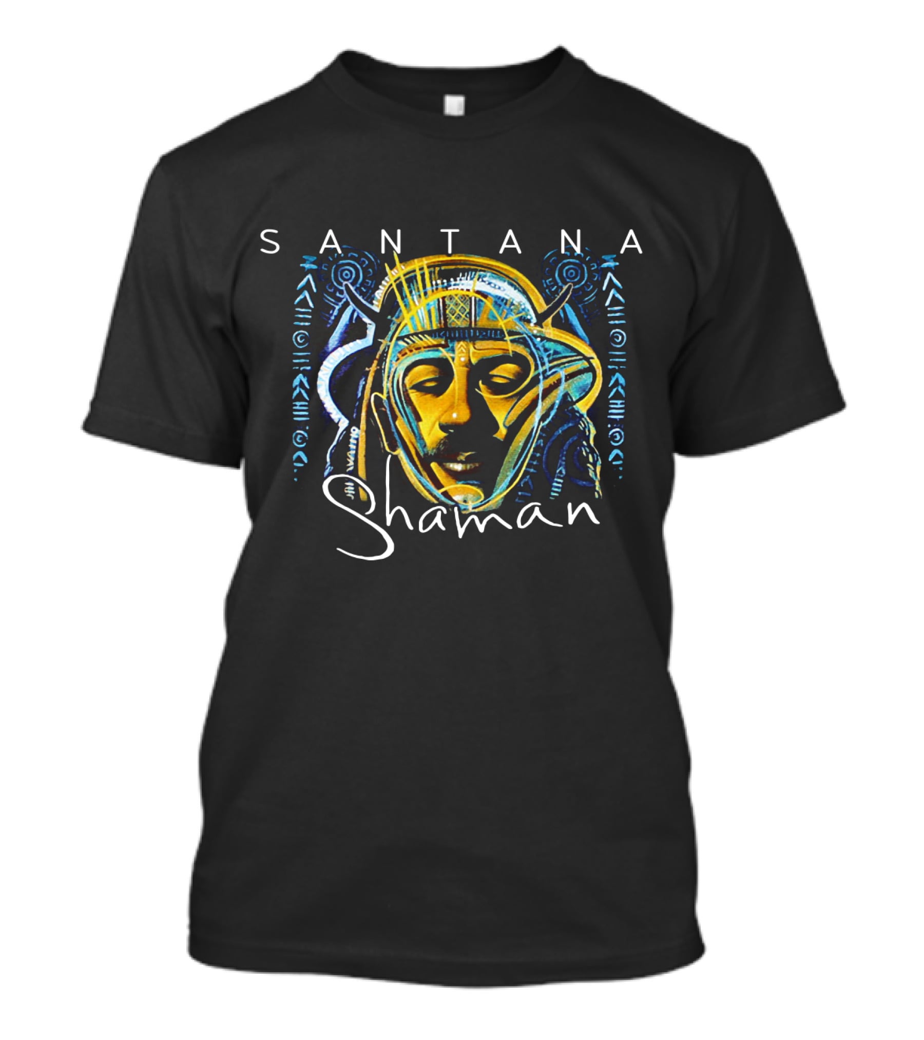 Santana Shaman Tribal Art Poster T-Shirt