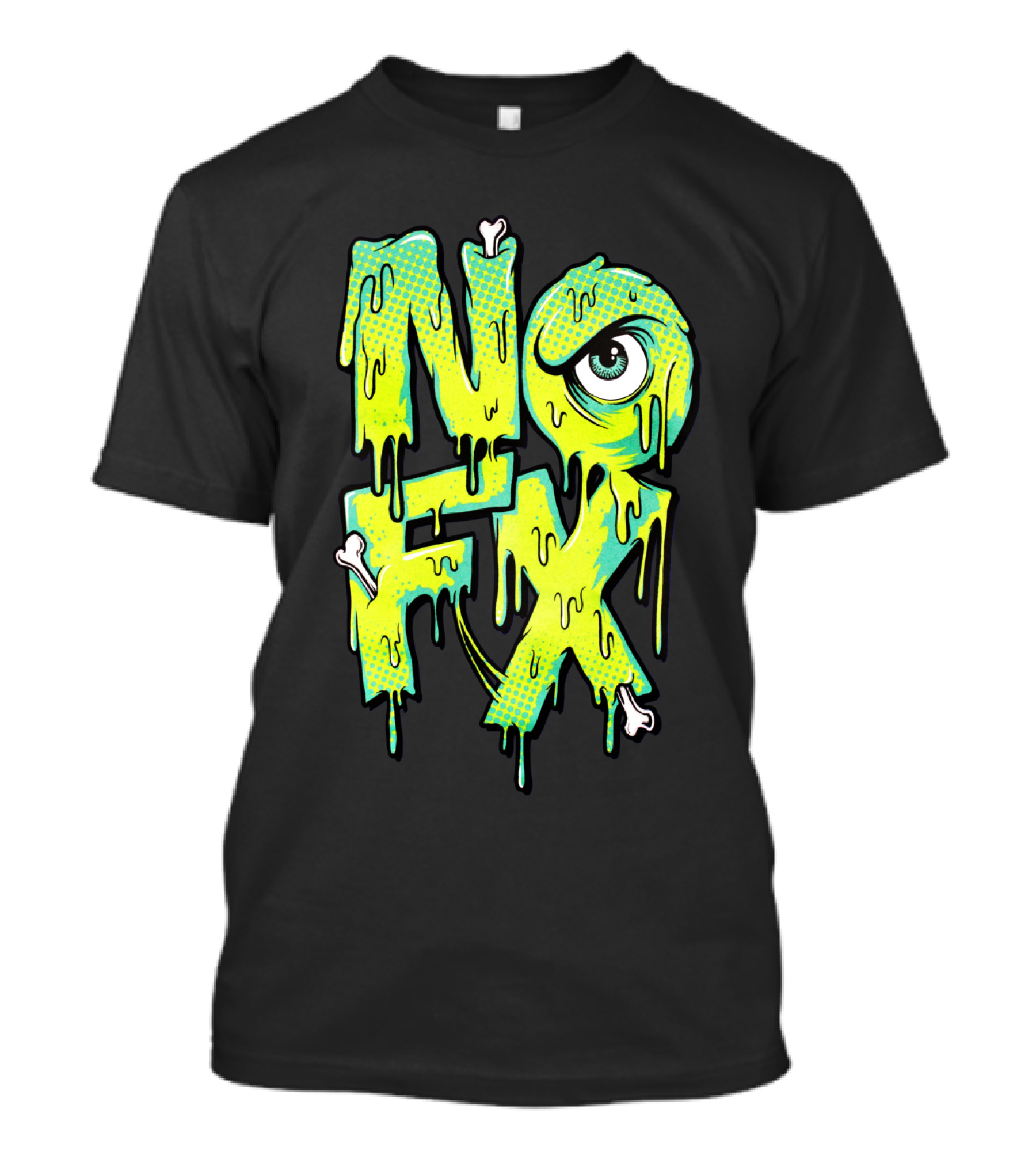 Nofx Melting Monster Eye Dripping Bones T-Shirt