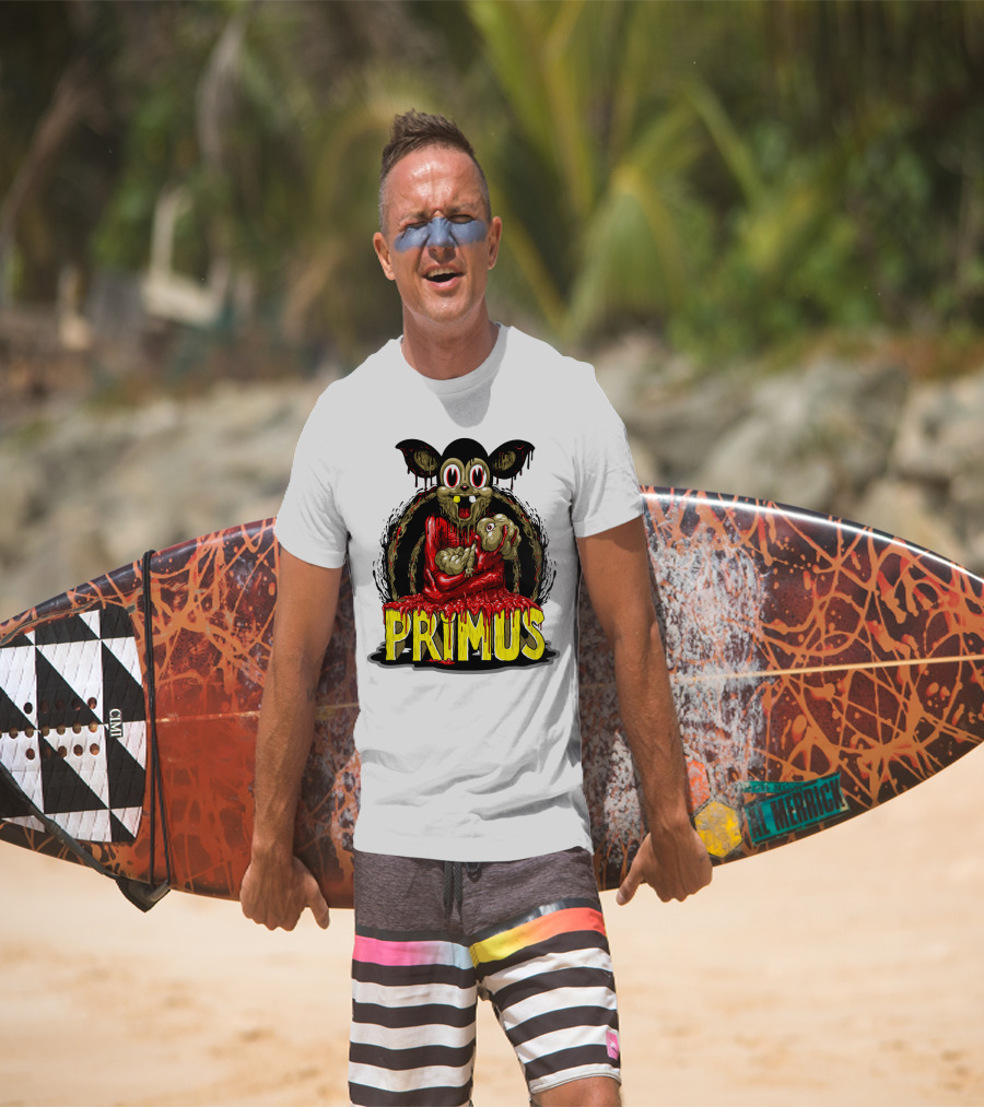 Primus Dripping Cartoon Horror Creature T-Shirt