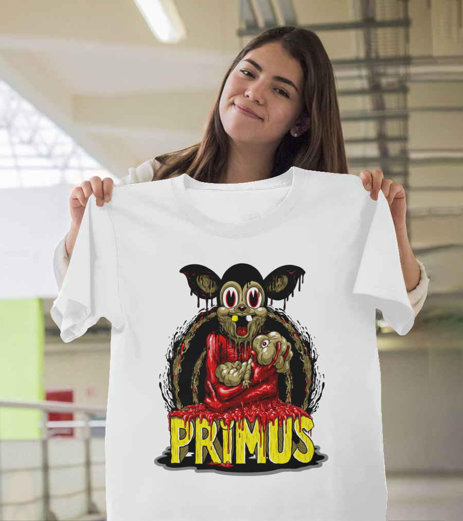 Primus Dripping Cartoon Horror Creature T-Shirt