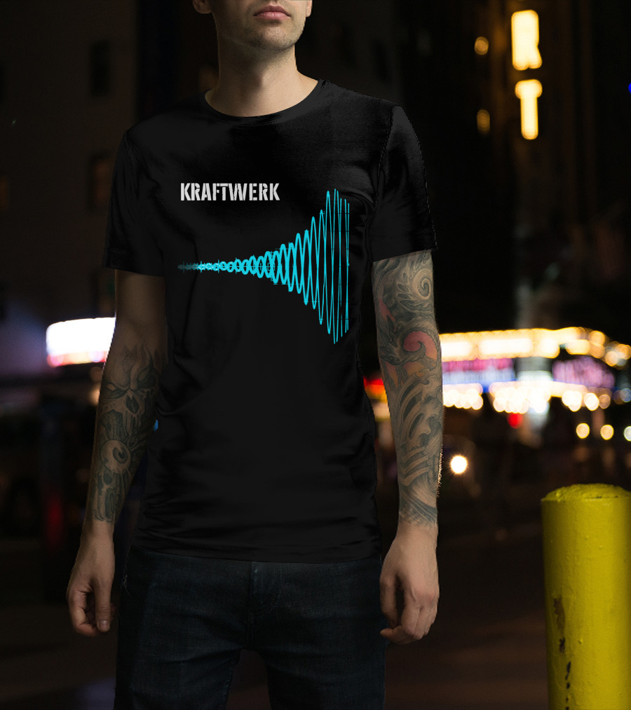 Kraftwerk Blue Sound Waves T-Shirt