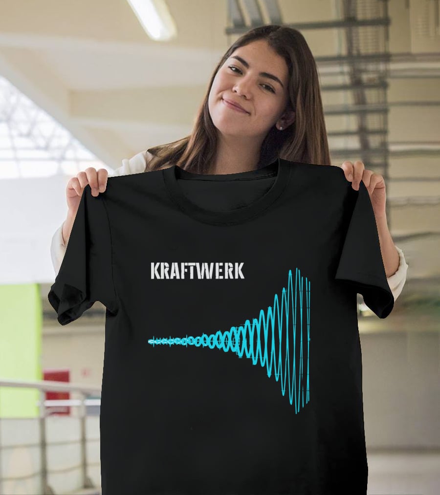 Kraftwerk Blue Sound Waves T-Shirt