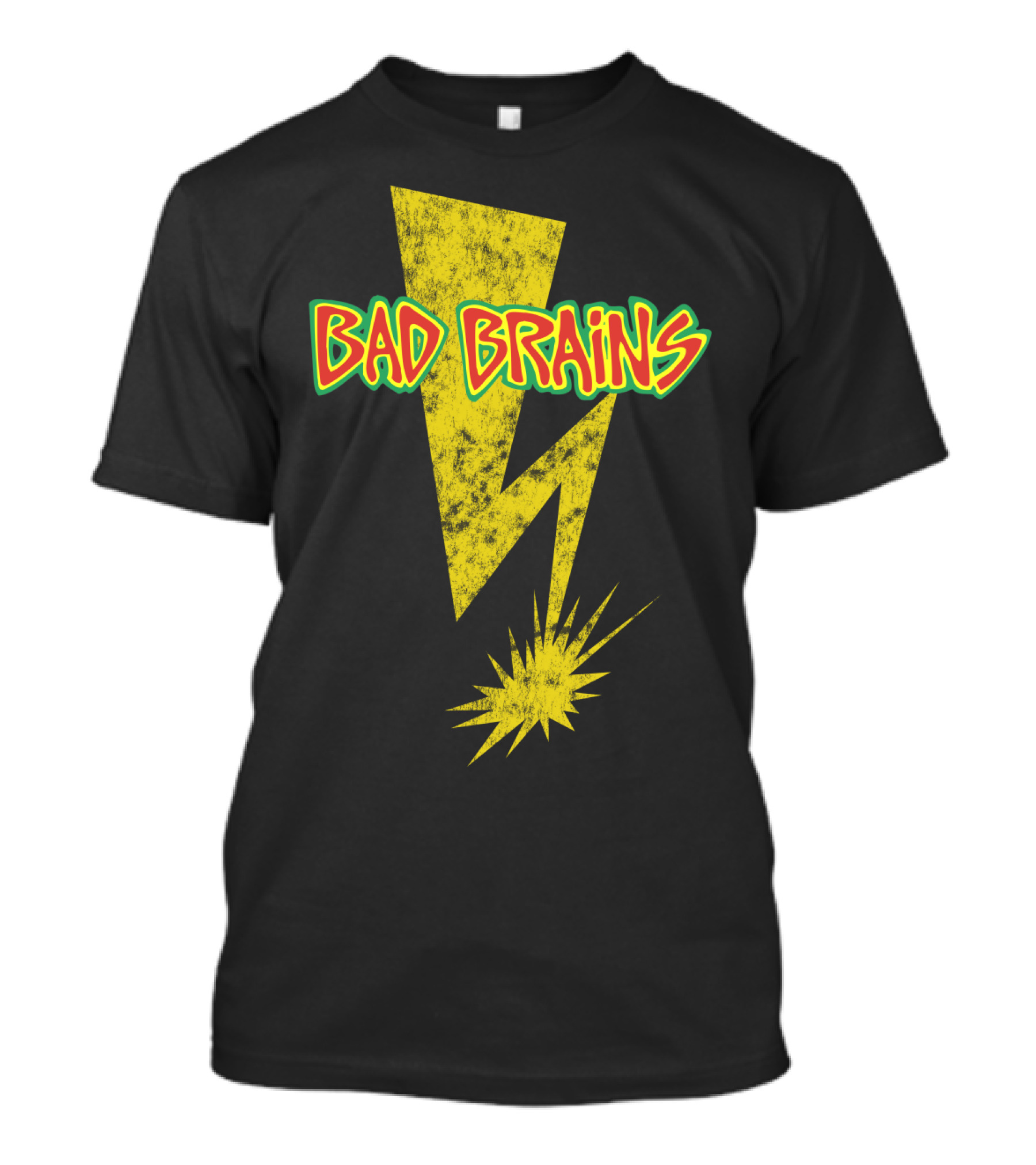 Bad Brains Yellow Lightning Bolt T-Shirt