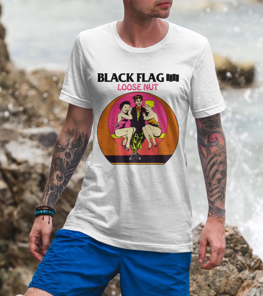 Black Flag Loose Nut Album Cover Art T-Shirt