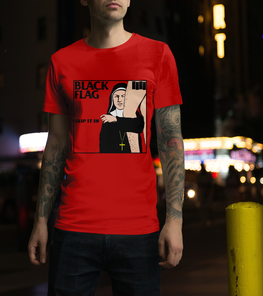 Black Flag Slip It In Album Cover T-Shirt