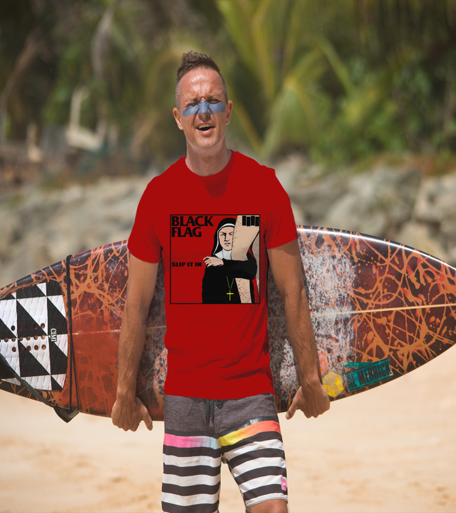 Black Flag Slip It In Album Cover T-Shirt