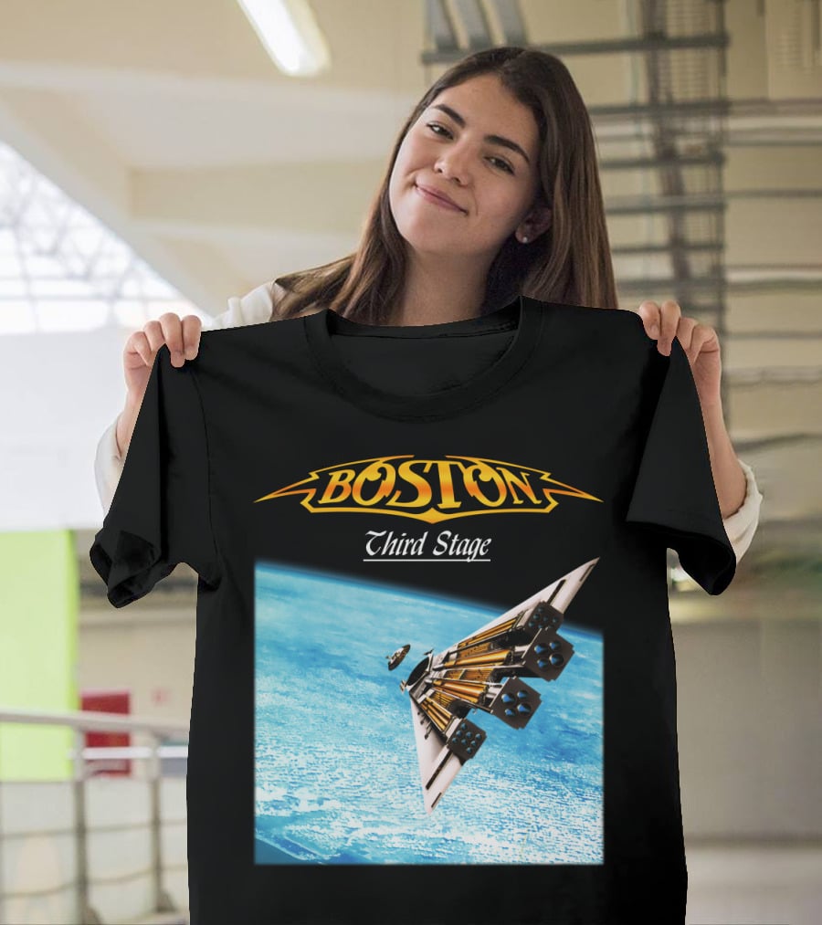 Boston Third Stage Spaceship Album Cover T-Shirt
