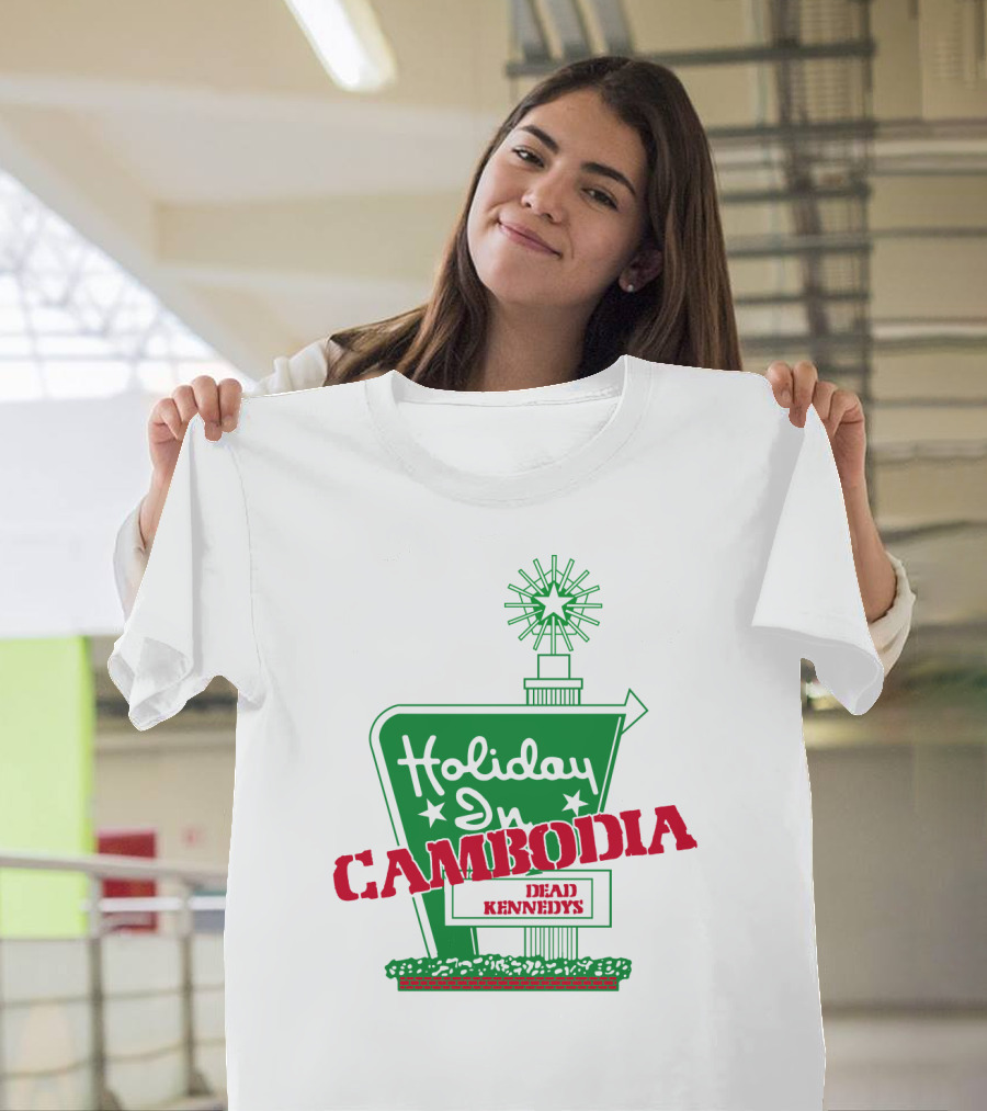 Holiday In Cambodia Dead Kennedys Iconic Sign T-Shirt