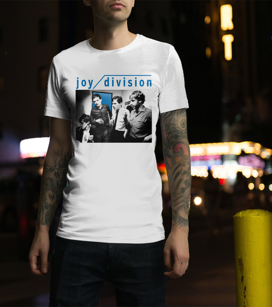 Joy Division Band Vintage Group Photo T-Shirt