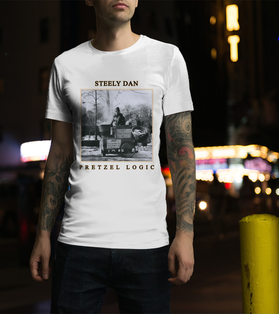 Steely Dan Pretzel Logic Hot Pretzels 15 Cents T-Shirt