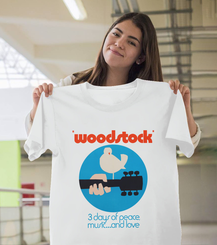 Woodstock 3 Days Of Peace Music And Love T-Shirt