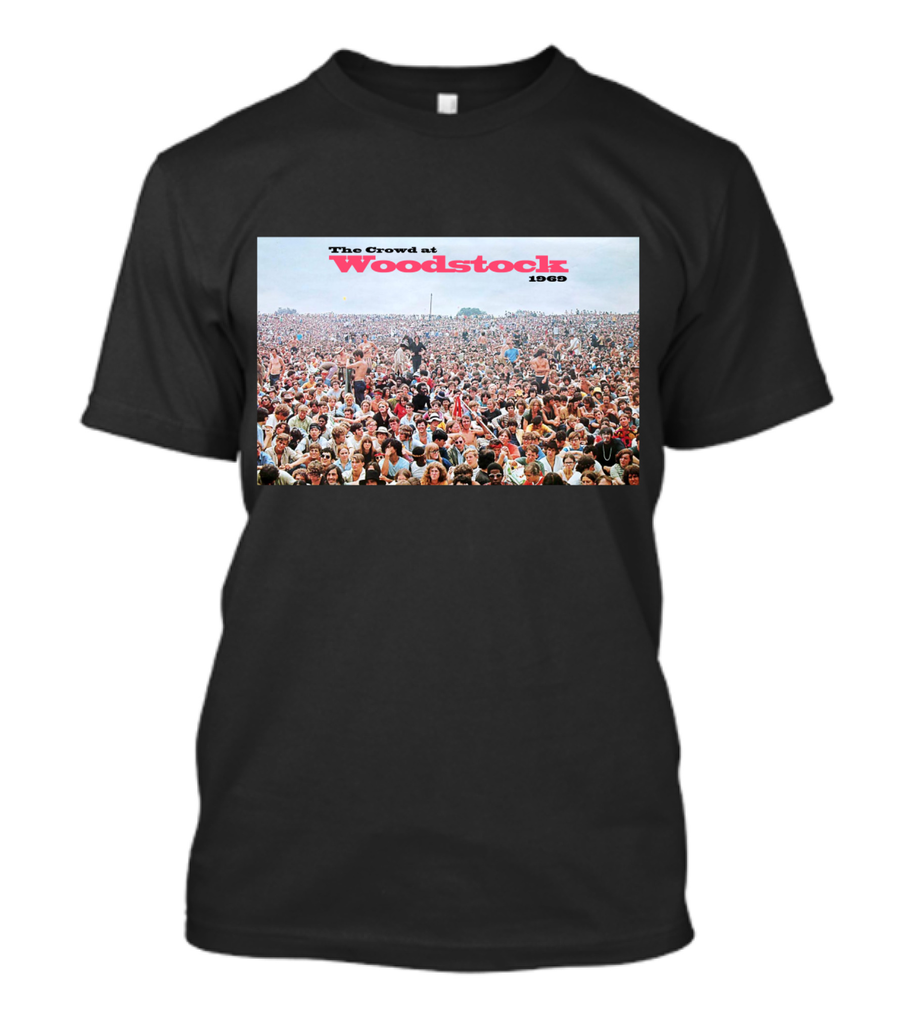 The Crowd At Woodstock 1969 T-Shirt