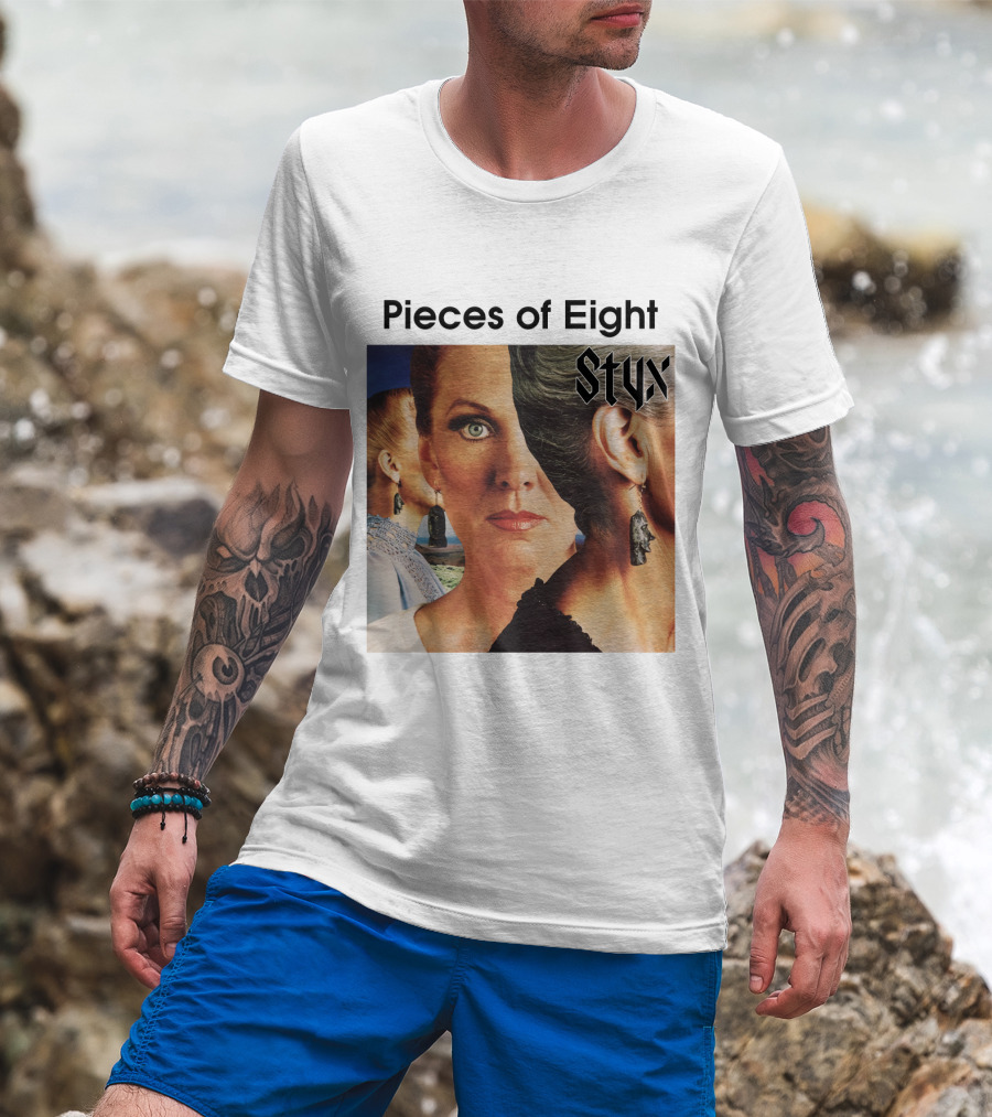 Pieces Of Eight Styx Album Artwork T-Shirt