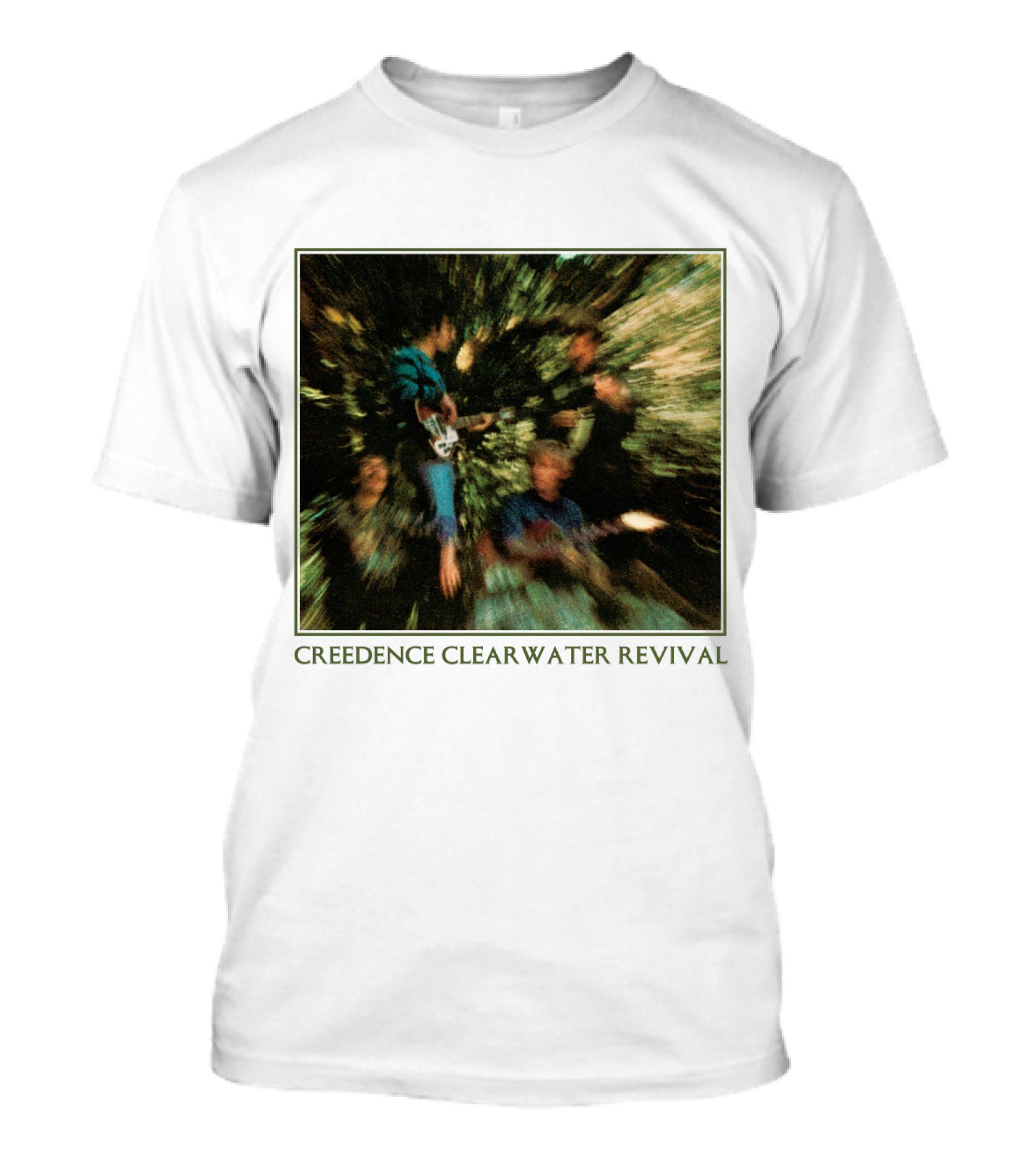 Creedence Clearwater Revival Blurred Band Photo T-Shirt