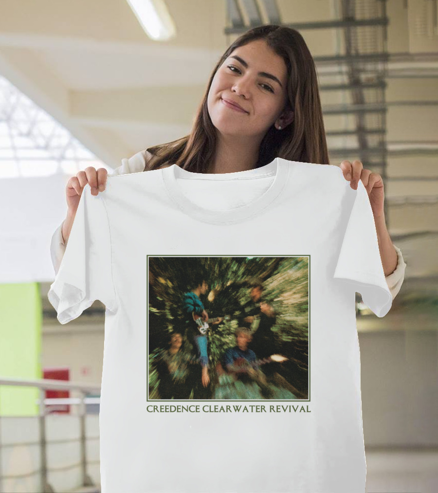 Creedence Clearwater Revival Blurred Band Photo T-Shirt