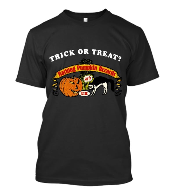 Trick Or Treat Barking Pumpkin Records Arf Cat Pumpkin T-Shirt