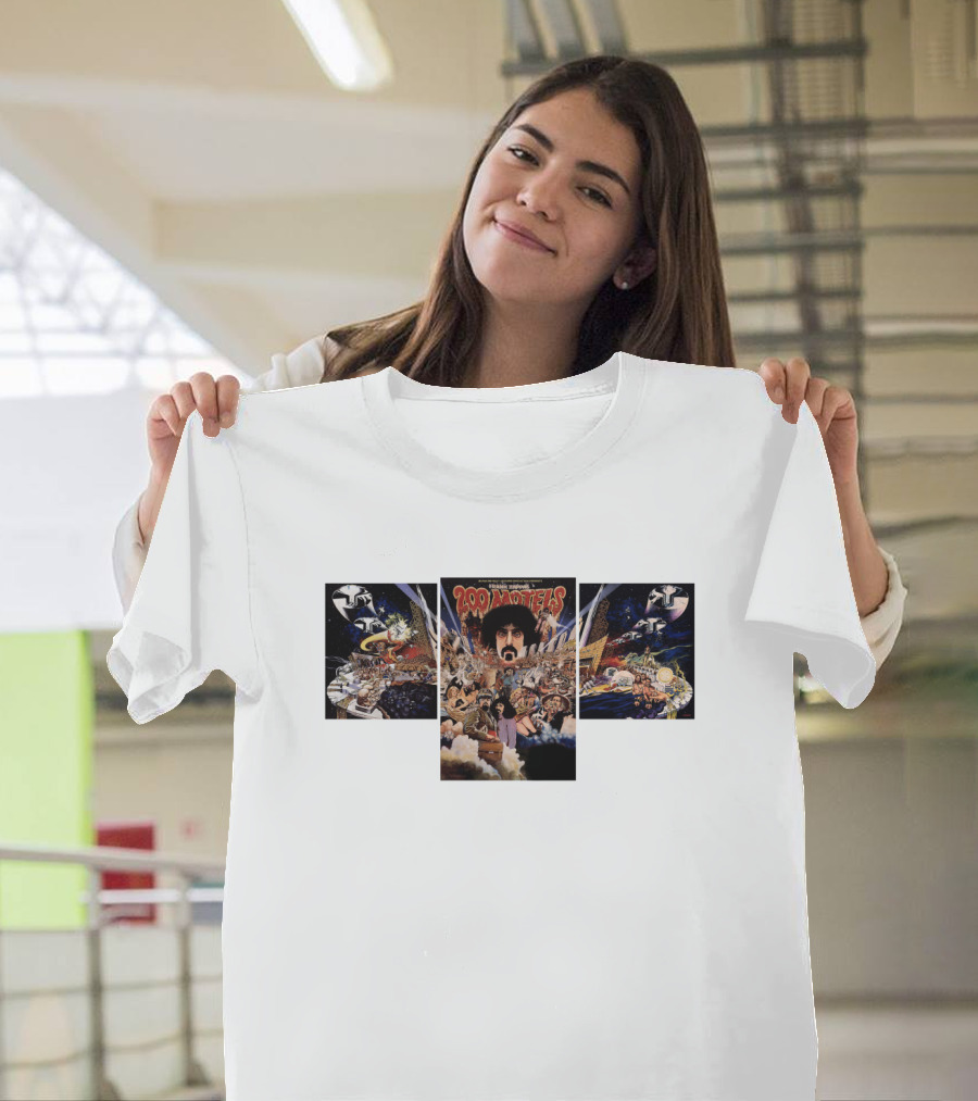 Motels Frank Zappa Album Cover Collage Retro Art T-Shirt
