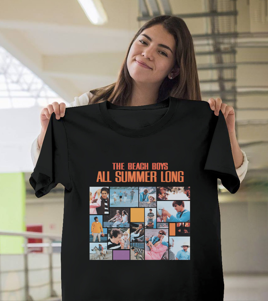 The Beach Boys All Summer Long Collage Vibrant Nostalgic T-Shirt