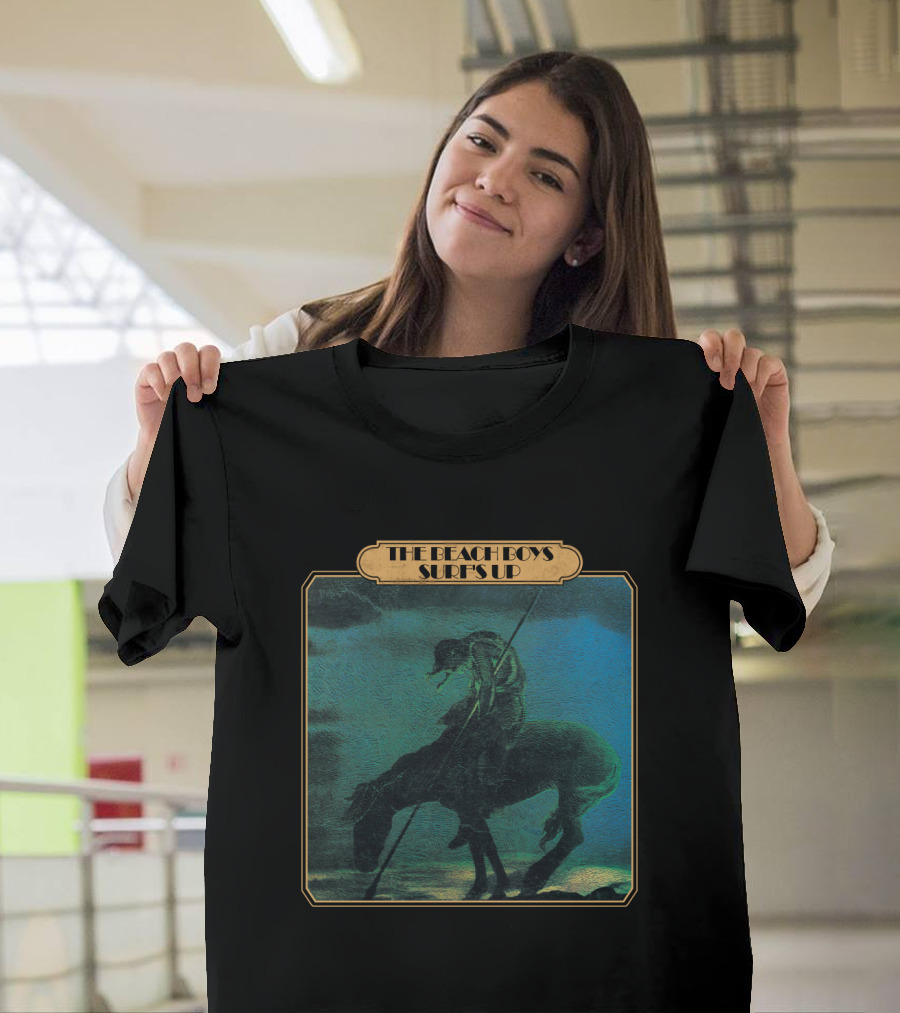 The Beach Boys Surf's Up Vintage Album Cover Art Rider On Horseback T-Shirt