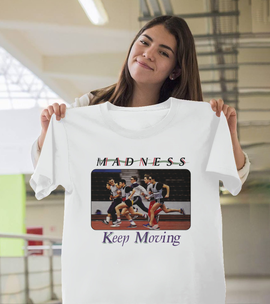 Madness Keep Moving Running Team 1983 Album Cover T-Shirt