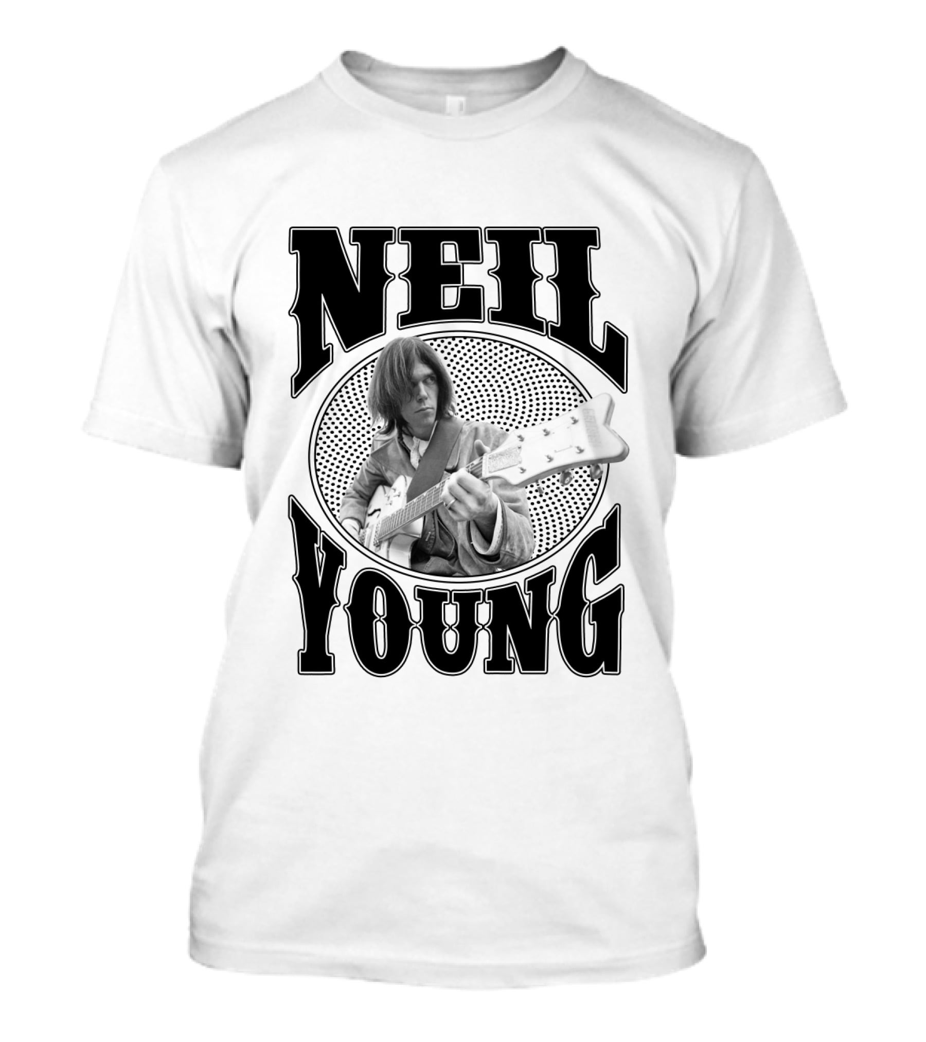 Neil Young Music Icon Vintage Style T-Shirt