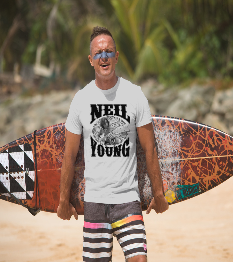 Neil Young Music Icon Vintage Style T-Shirt