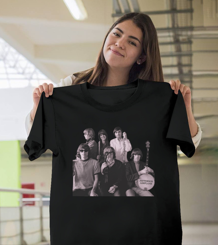 Jefferson Airplane Vintage Band Photo T-Shirt