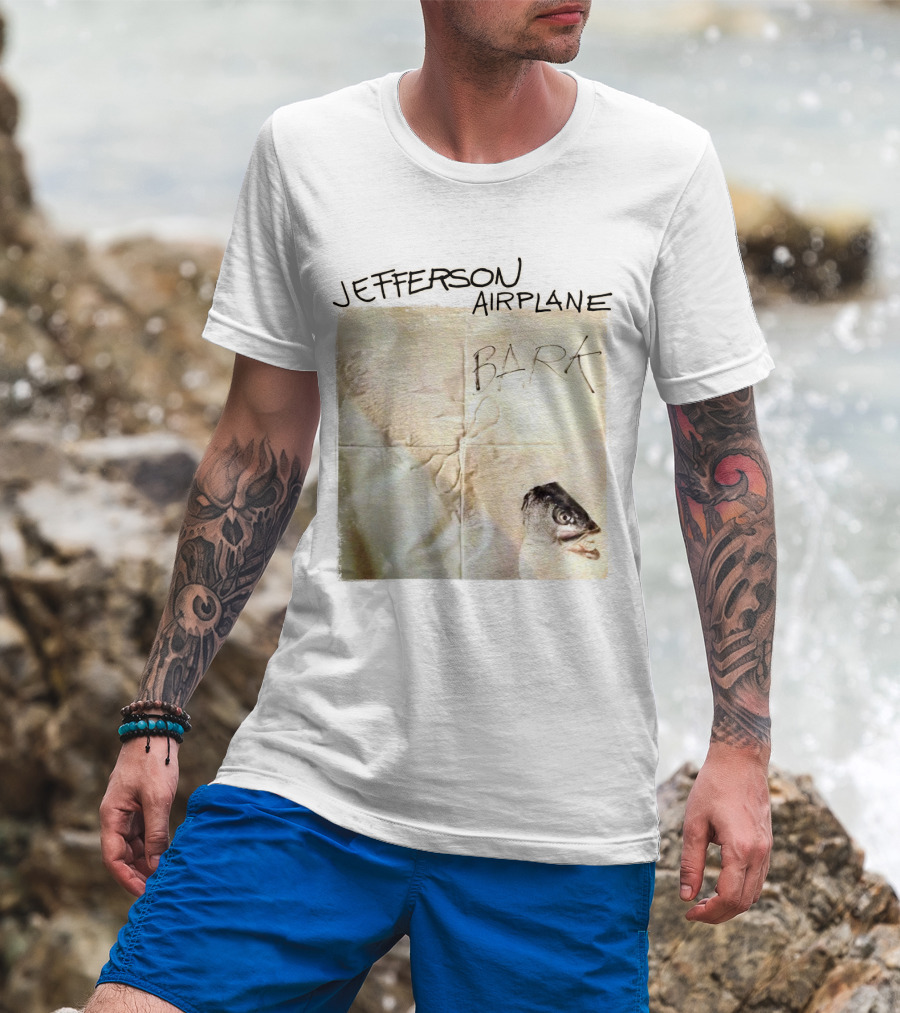 Jefferson Airplane Bark Fish Cover T-Shirt