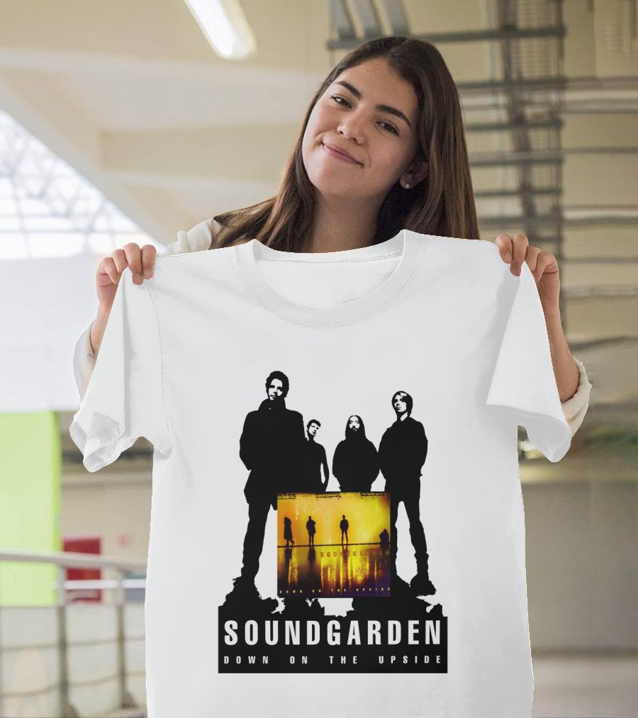 Soundgarden Down On The Upside Album Silhouette Artwork T-Shirt
