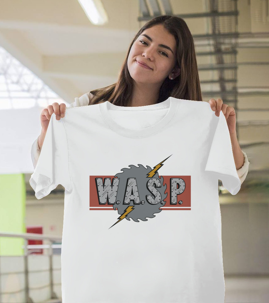 W.A.S.P. Lightning Saw Blade T-Shirt