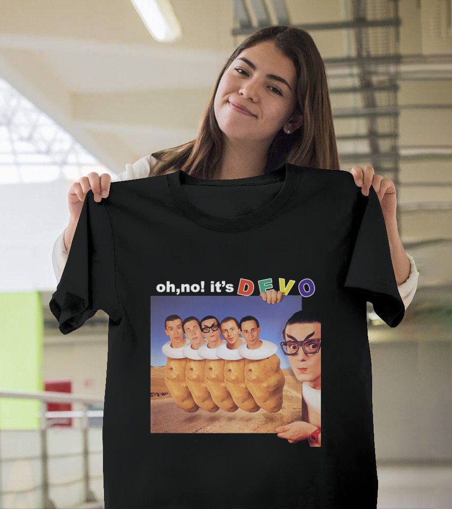 Oh No It's Devo Band Potato Heads T-Shirt