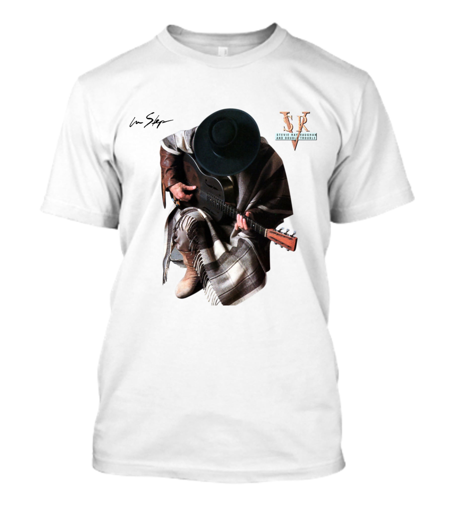 In Step Srv Stevie Ray Vaughan And Double Trouble T-Shirt