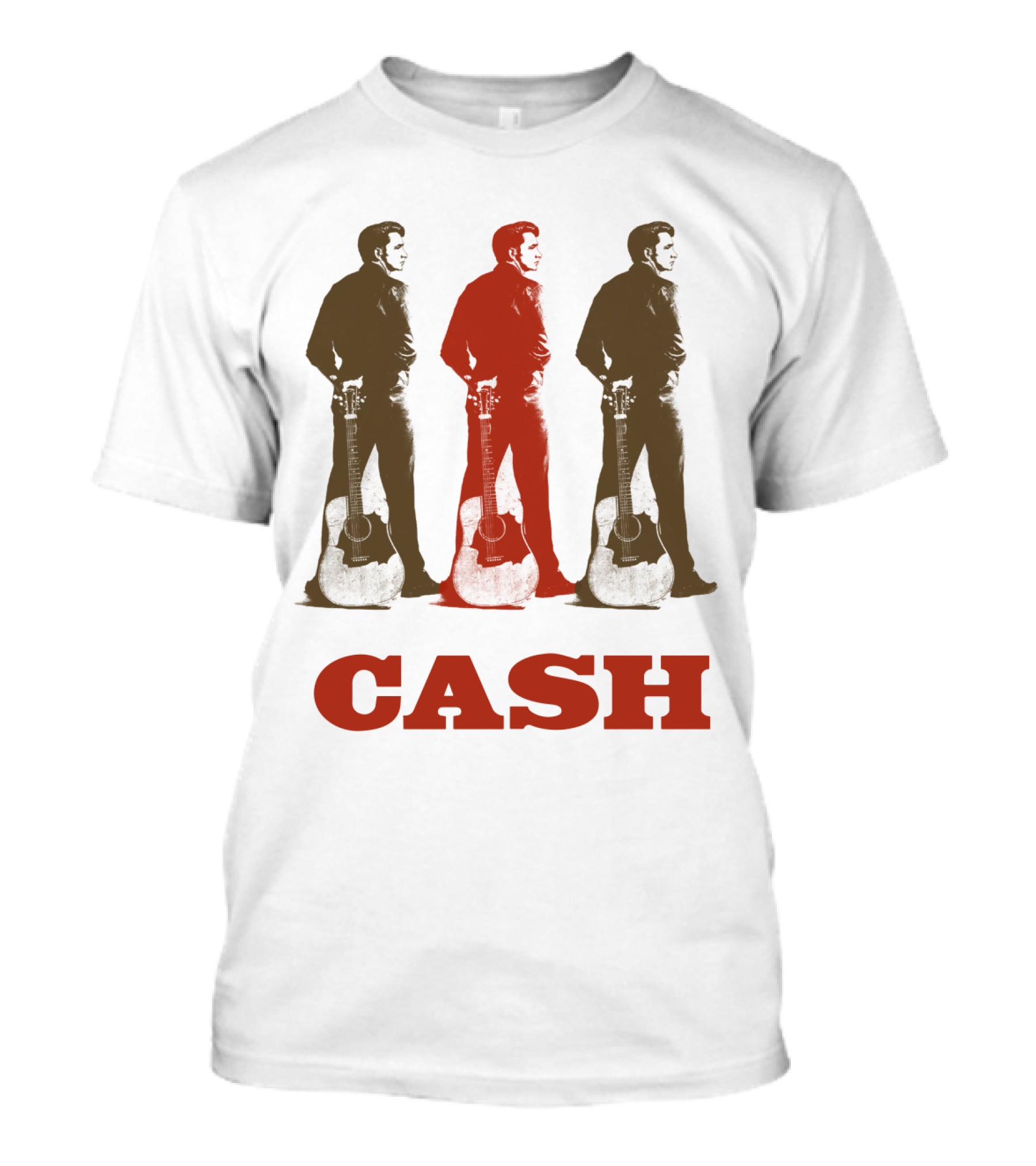 Cash Triptych Guitar Stance T-Shirt