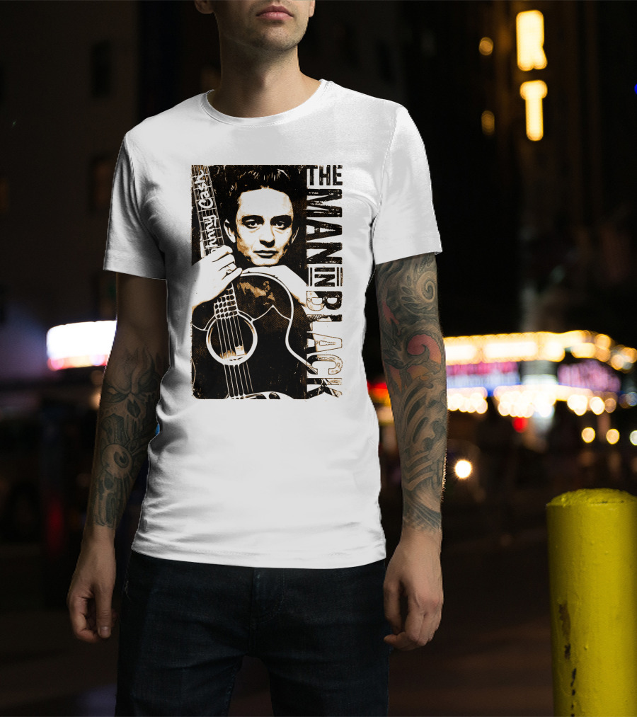 Johnny Cash The Man In Black T-Shirt