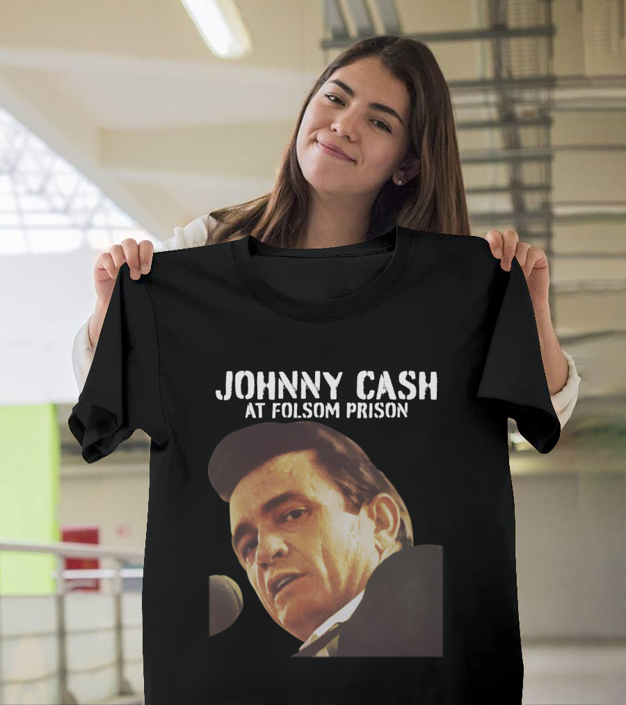 Johnny Cash At Folsom Prison T-Shirt