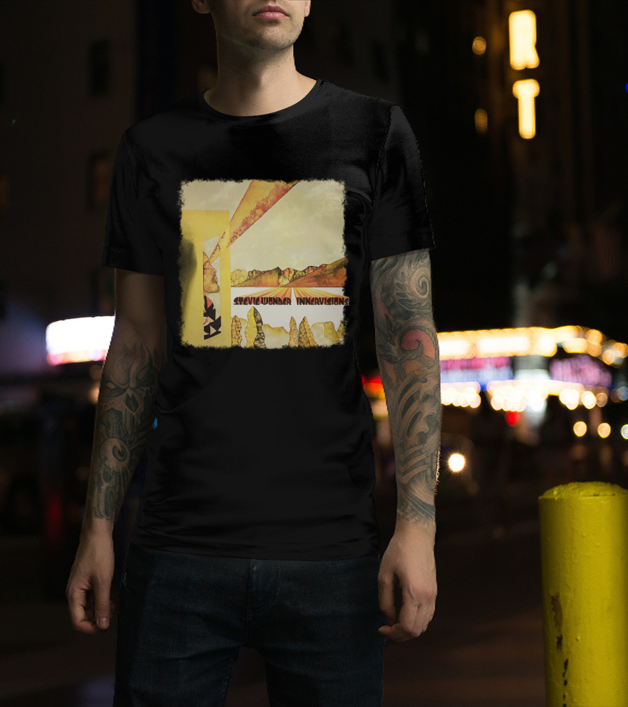 Stevie Wonder Innervisions Album Art Cover T-Shirt