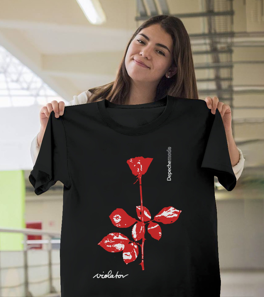 Depeche Mode Violator Red Rose T-Shirt