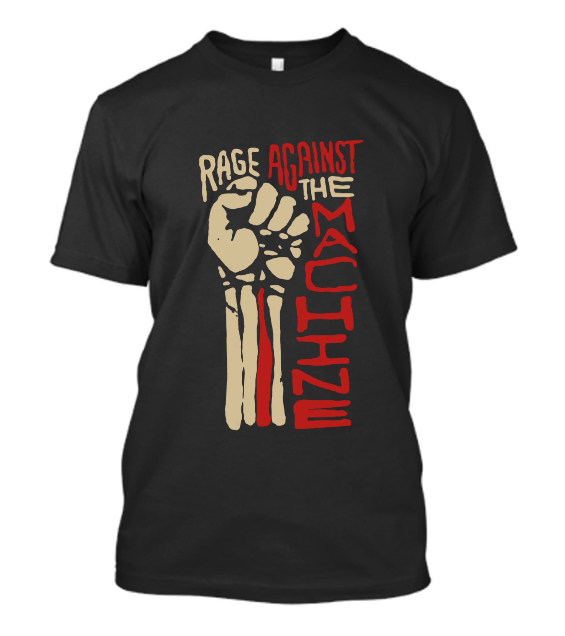 Rage Against The Machine Fist Skeleton T-Shirt