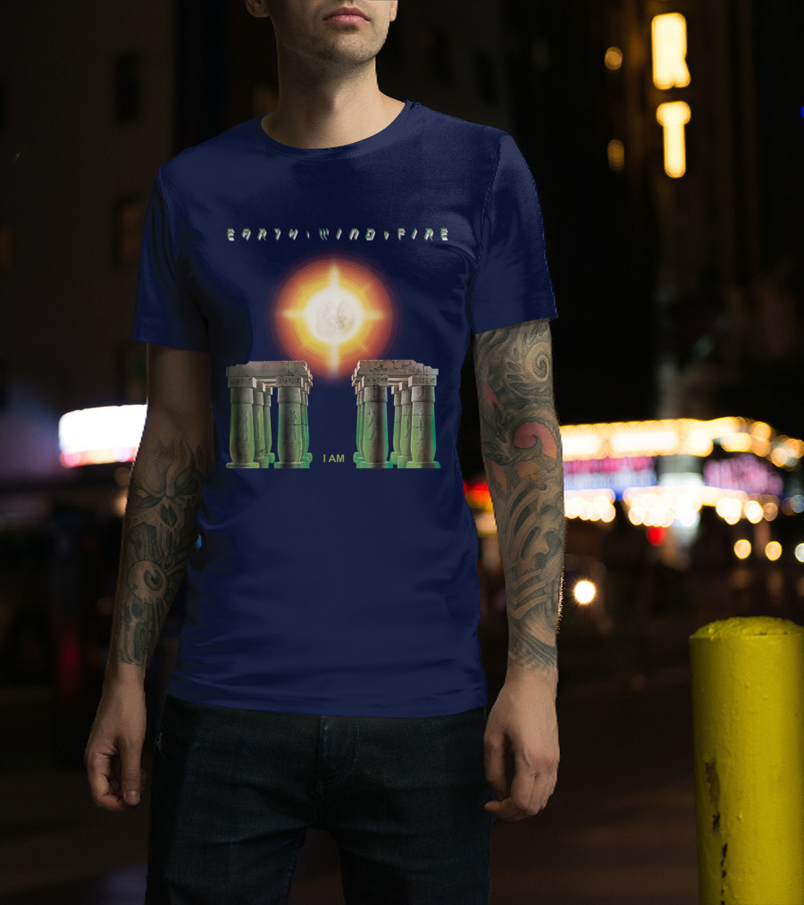 Earth Wind Fire I Am Sun Stonehenge Concept T-Shirt