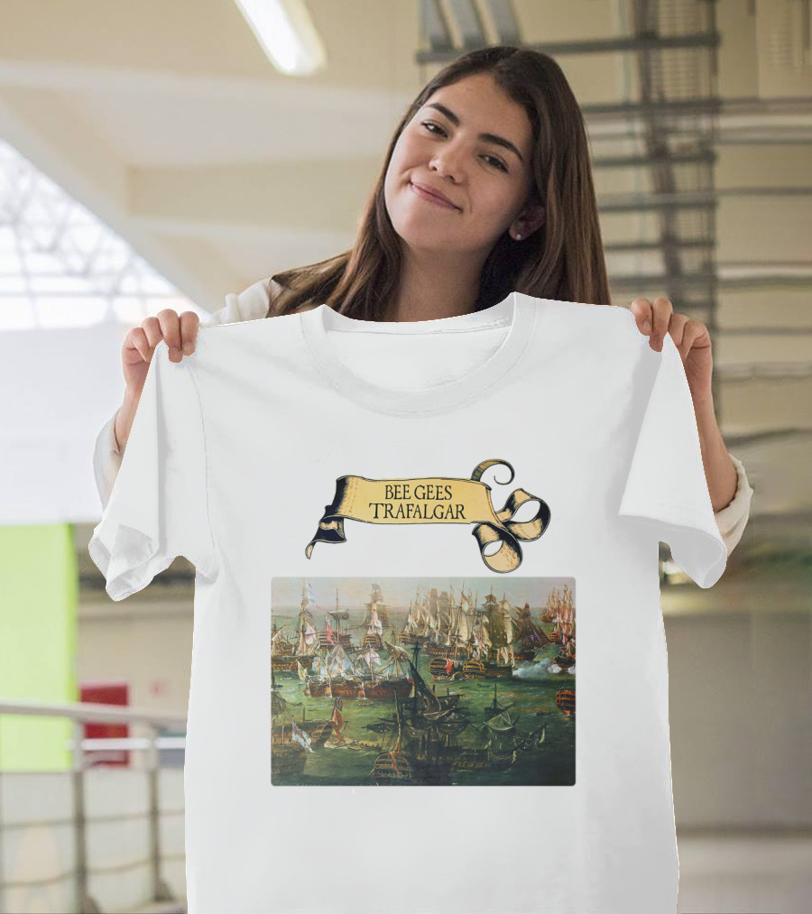 Bee Gees Trafalgar Naval Battle Scene T-Shirt