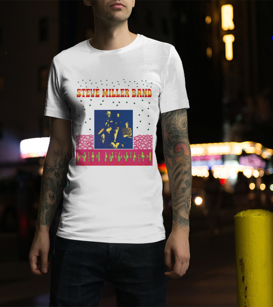 Steve Miller Band Cactus And Stars T-Shirt
