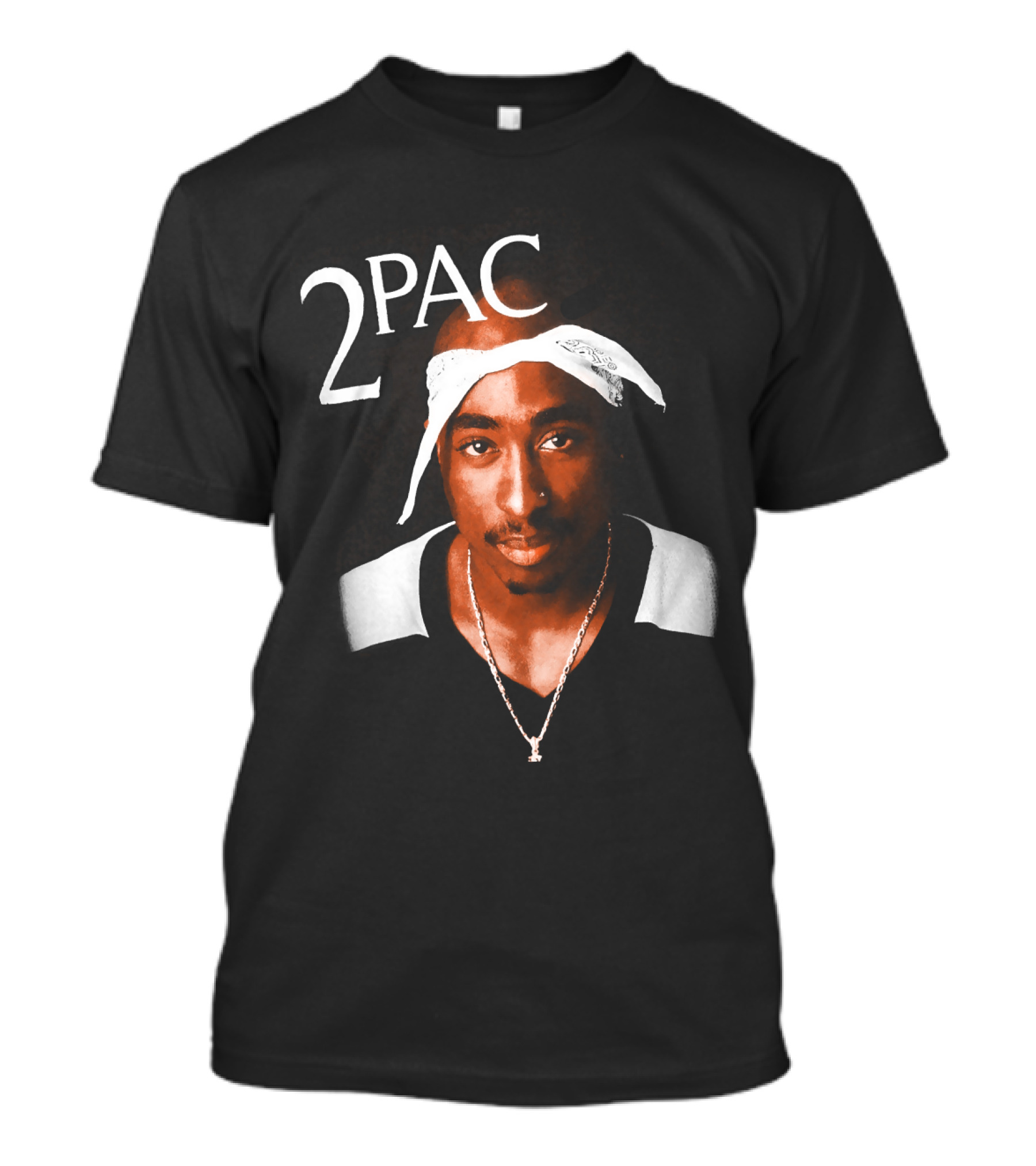 2Pac Bandana Portrait T-Shirt